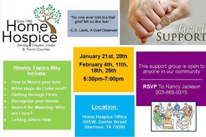Grief Support Group Feb 2020