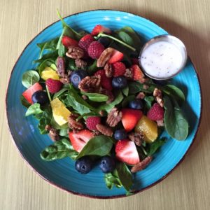 The Sage Cafe Berry Spinach Salad