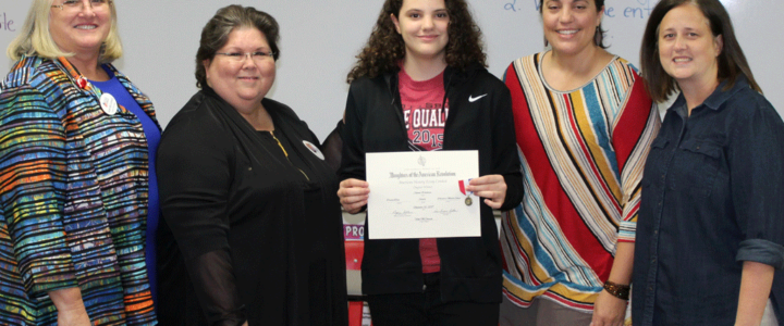 NSDAR American History Essay Contest Bronze Metal Winner Announced American History Contest Bronze Medal Winner