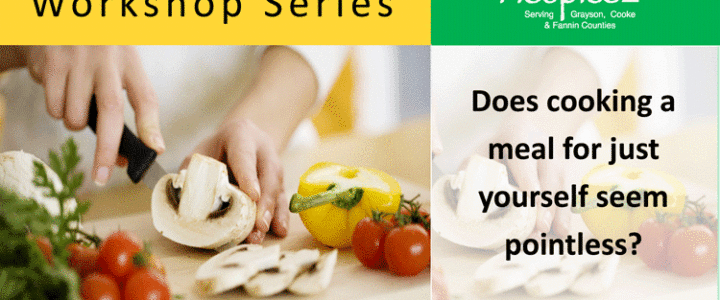 Cooking for One January 2018