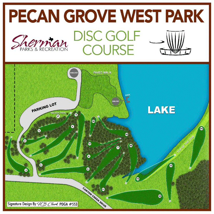 Pecan Grove West Disc Golf Course