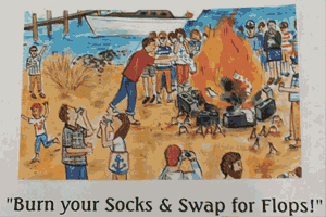 Lake Texoma Burning of the Socks