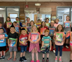 The District at Choctaw – Durant donates school supplies