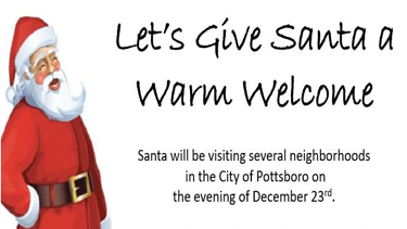 Santa at Pottsboro Library