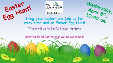 Easter Egg Hunt Denison Library