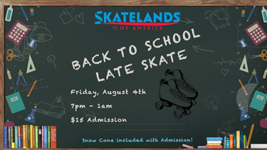Back to School Late Skate