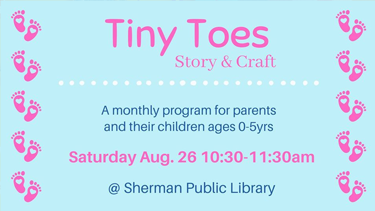 Tiny Toes Story and Craft program