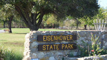 Eisenhower State Park Sign