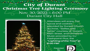 Durant Tree Lighting