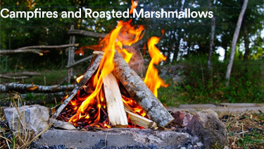 Campfires 101 and Roasted Marshmallows