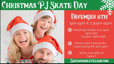 Christmas PJ Skate