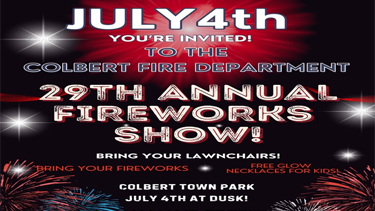 Colbert Fireworks Show